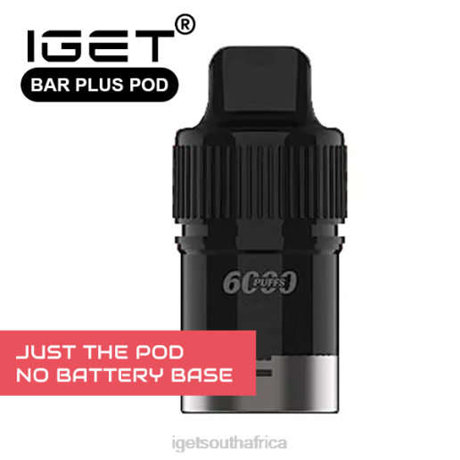 IGET Vape Discount BAR PLUS - POD ONLY - DOUBLE APPLE - 6000 PUFFS (NO BATTERY BASE) Z424671 Onlydouble Apple