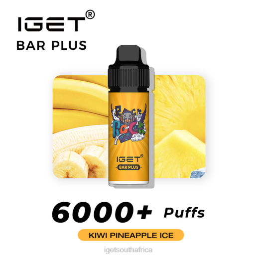IGET Vape Bar Plus 6000 Puffs Z424234 Kiwi Pineapple Ice