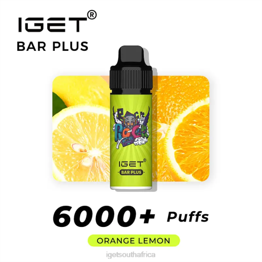 IGET Vape Store Bar Plus 6000 Puffs Z424238 Orange Lemon
