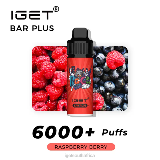 IGET Vape Discount Bar Plus 6000 Puffs Z424249 Raspberry Berry