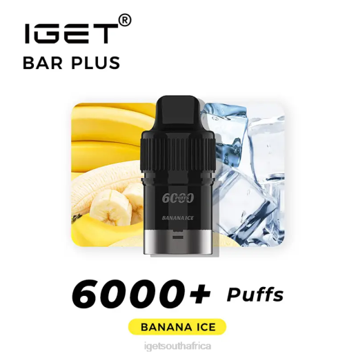 IGET Eshop Bar Plus Pod 6000 Puffs Z424264 Banana Ice