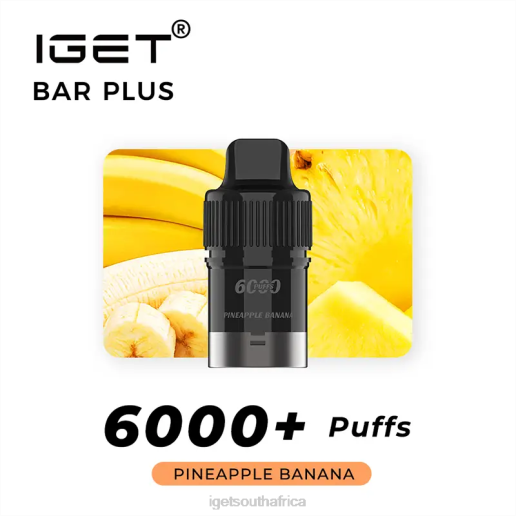 IGET Store Bar Plus Pod 6000 Puffs Z424268 Pineapple Banana